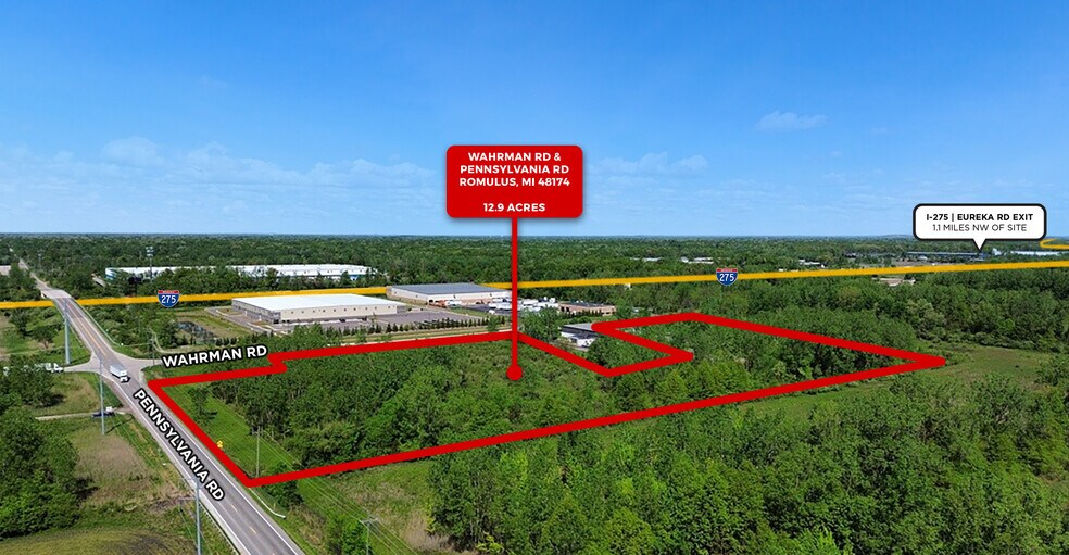 Primary Photo Of 0 Wahrman Rd, Romulus Land For Sale