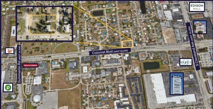 Primary Photo Of 1741 Colonial Blvd, Fort Myers Land For Sale