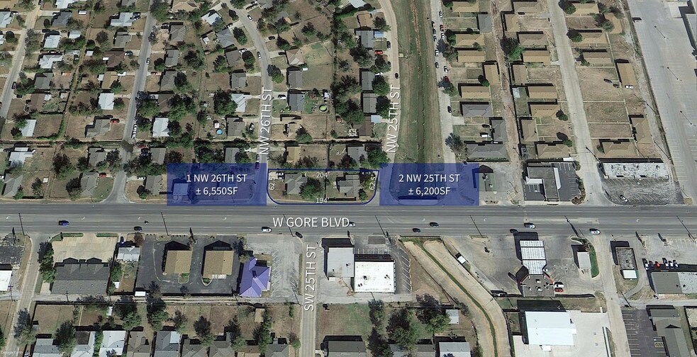 Primary Photo Of 1 NW 26th And 2 NW 25th St, Lawton Land For Sale