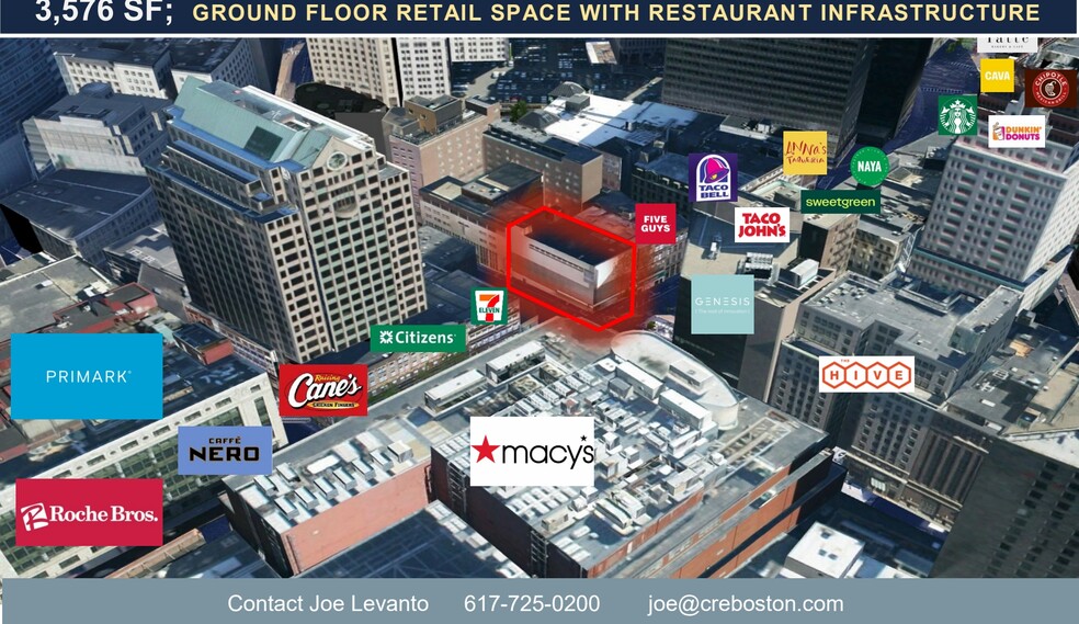 More Photos Of 52 Summer St, Boston General Retail For Lease
