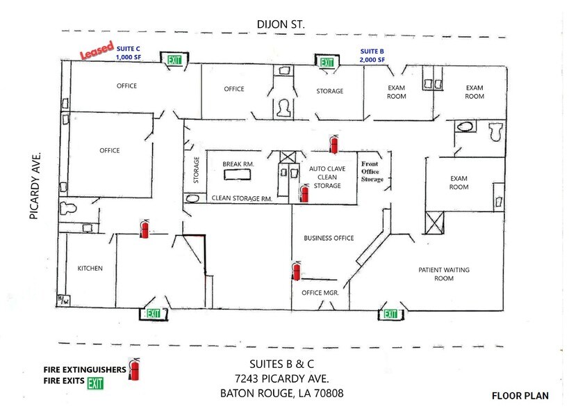 More Photos Of 7423 Picardy Ave, Baton Rouge Medical For Lease