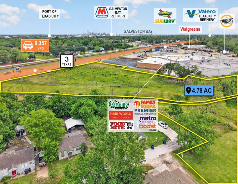 More Photos Of 5510 FM 1765, Texas City Land For Sale