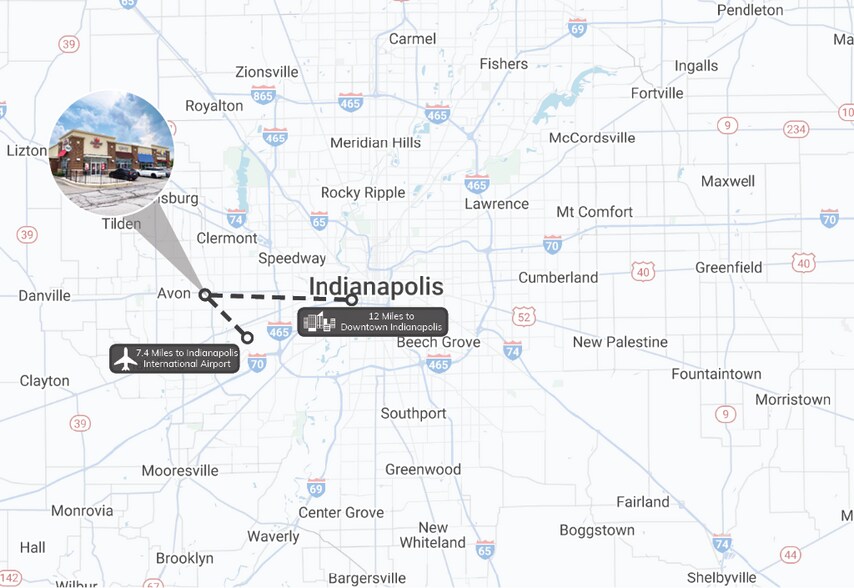 More Photos Of 9769 E US 36, Avon Fast Food For Sale