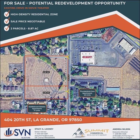 Primary Photo Of 404 20th St, La Grande Land For Sale