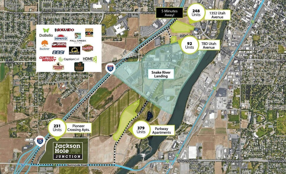 More Photos Of TBD W Sunnyside Rd & I-15, Idaho Falls Land For Sale