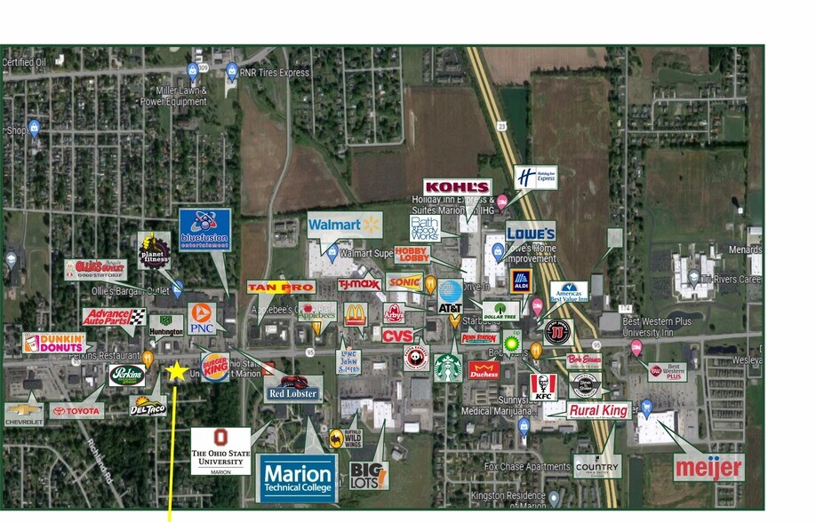More Photos Of 1239 Mount Vernon Ave, Marion Storefront For Sale