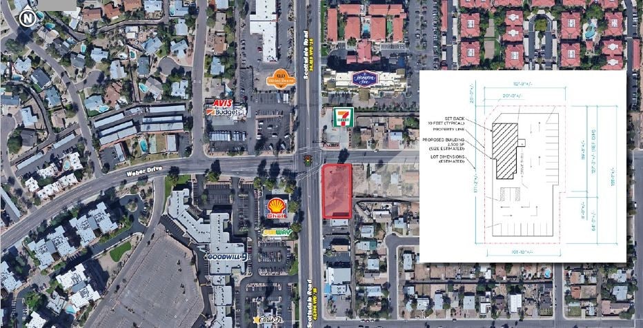 Primary Photo Of 1315 N Scottsdale Rd, Tempe Land For Lease