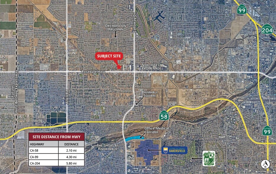 More Photos Of NEQ Rosedale Hwy & Verdugo Ln, Bakersfield Land For Sale