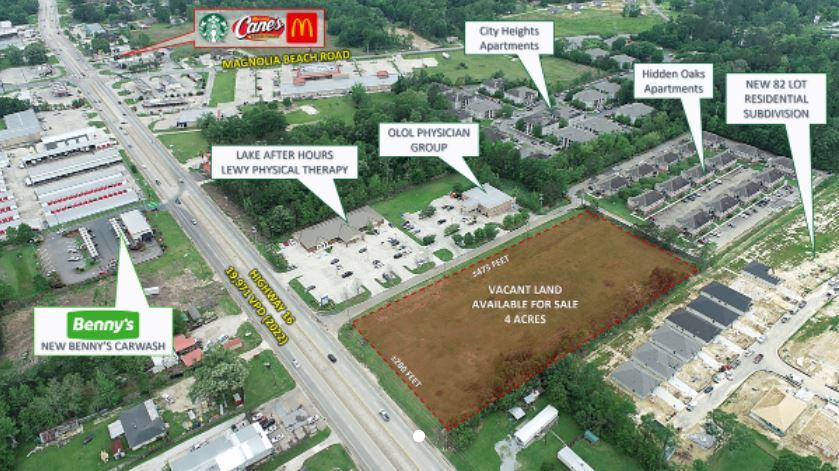 Primary Photo Of 31855 LA-16, Denham Springs Land For Sale