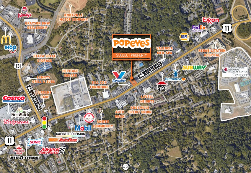 More Photos Of 10431 Kingston Pike, Knoxville General Retail For Sale