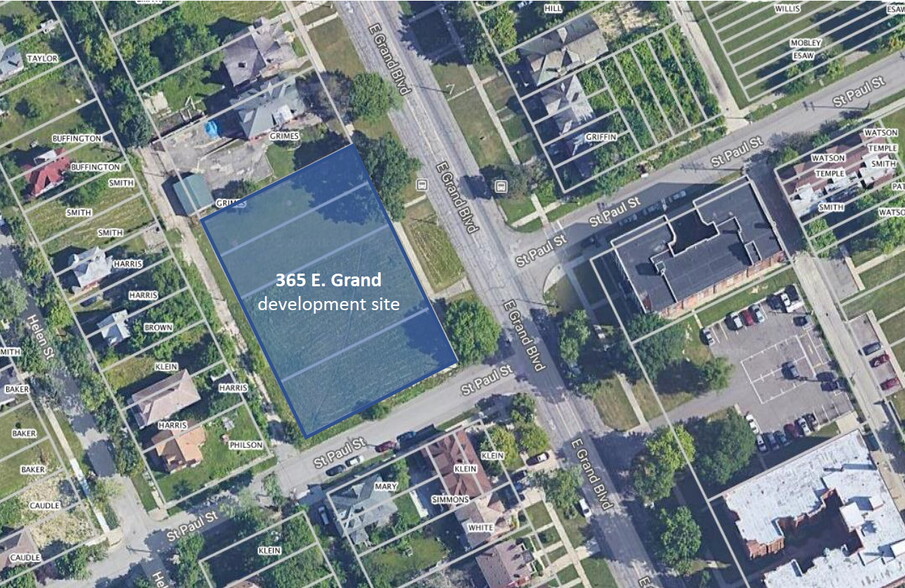 Primary Photo Of 365 E Grand Blvd, Detroit Land For Sale