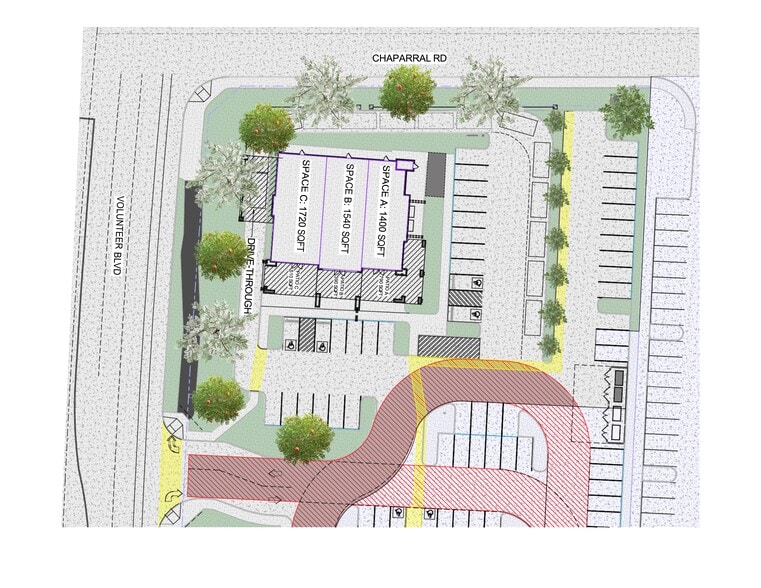 Primary Photo Of 3650 Volunteer blvd, Henderson General Retail For Lease