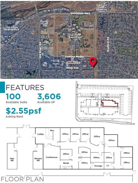 More Photos Of 1620 Mill Rock Way, Bakersfield Office For Lease
