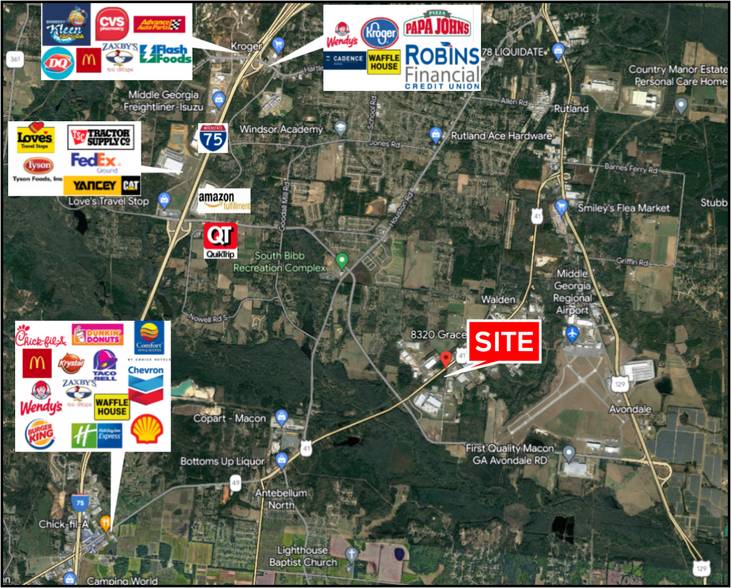 More Photos Of 8320-8330 Grace Road, Macon-Bibb Land For Sale