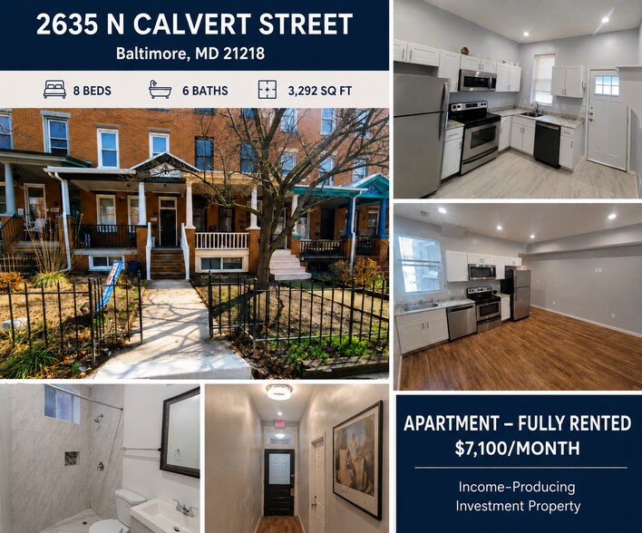 Primary Photo Of 2635 N Calvert St, Baltimore Apartments For Sale