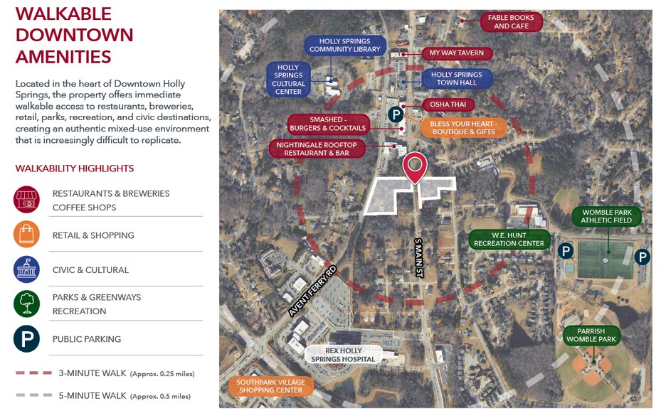 More Photos Of 405 S Main St, Holly Springs Land For Sale