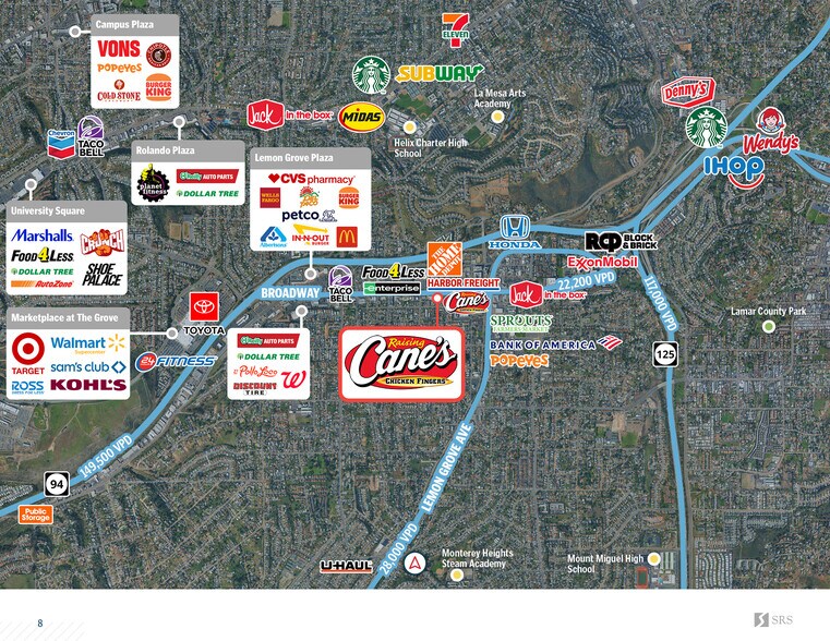 More Photos Of 7593 Broadway, Lemon Grove Fast Food For Sale