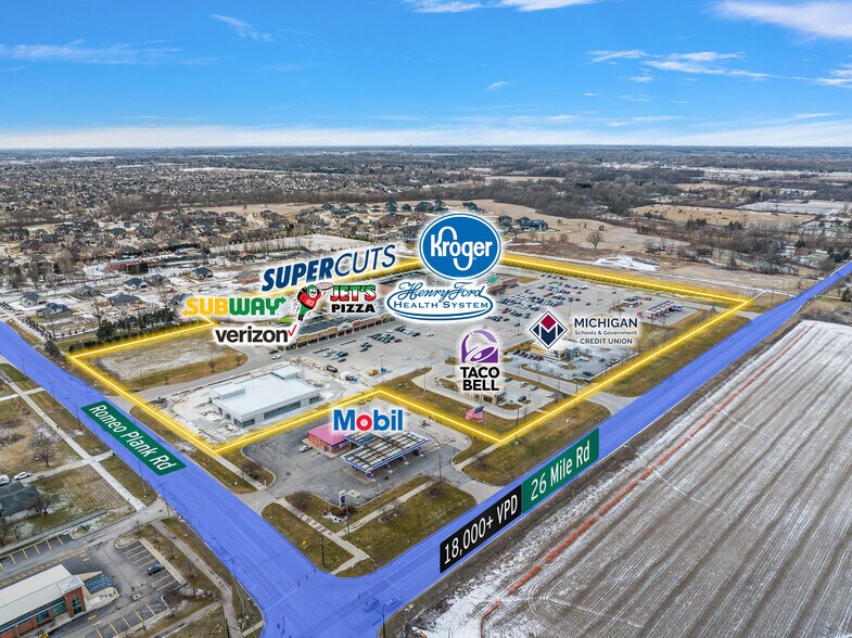 Primary Photo Of 16320-16700 26 Mile Rd, Macomb Supermarket For Lease