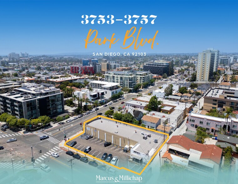 Primary Photo Of 3755-3757 Park Blvd, San Diego Land For Sale