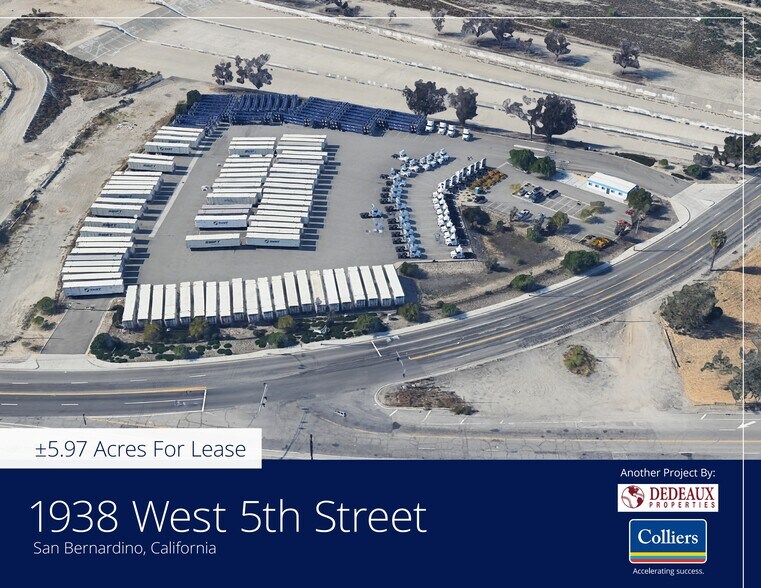 Primary Photo Of 1938 W 5th St, San Bernardino Truck Terminal For Lease