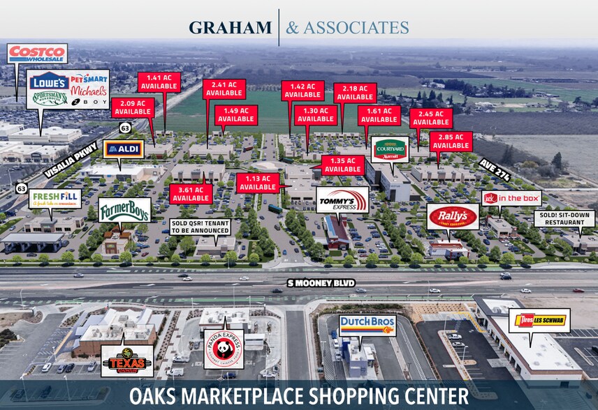 Primary Photo Of Visalia & Mooney, Visalia Land For Sale