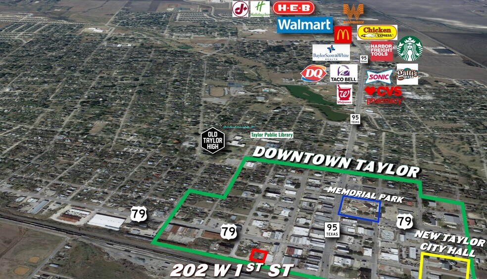 More Photos Of 202 W 1st St, Taylor Flex For Lease