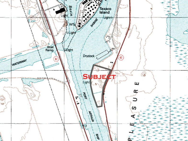 More Photos Of Highway 82 & Sabine Ship Channel, Port Arthur Land For Sale