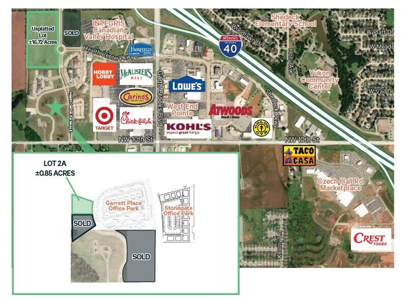 More Photos Of Health Center Pky, Yukon Land For Sale