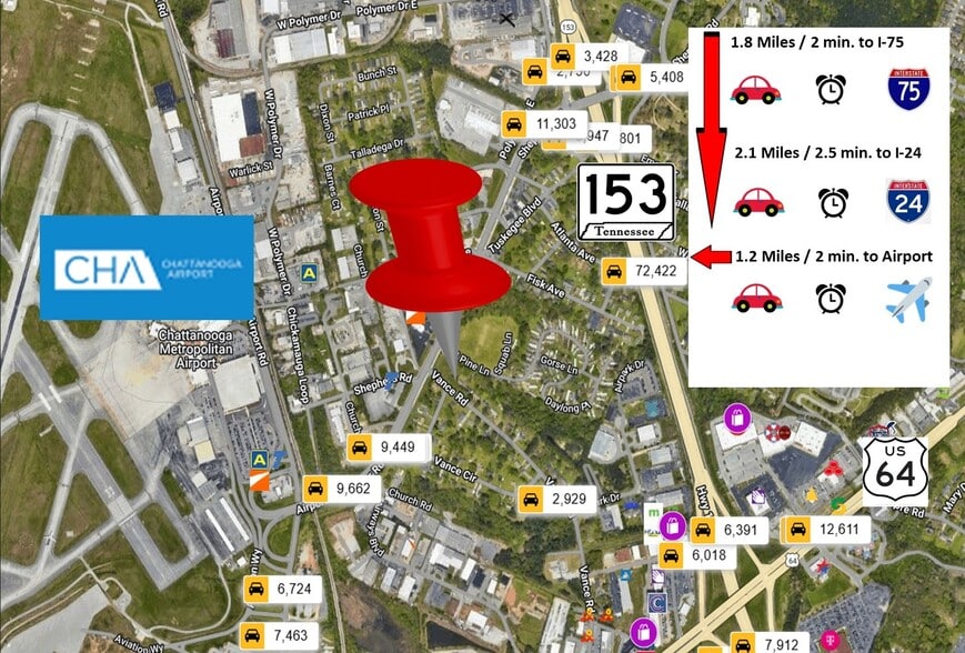More Photos Of 1702 Shepherd rd, Chattanooga Land For Sale