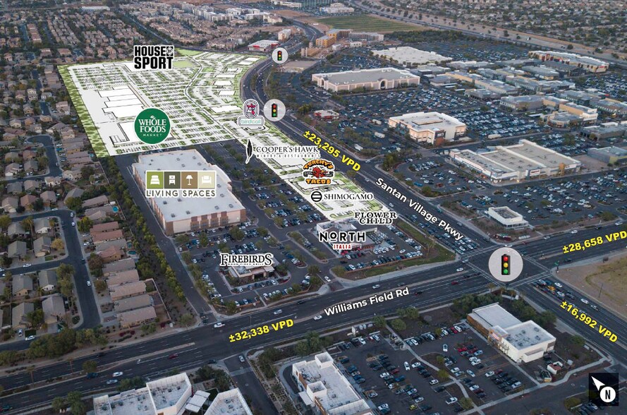 More Photos Of NWC Santan Village Pkwy & Williams Field Rd, Gilbert Unknown For Lease