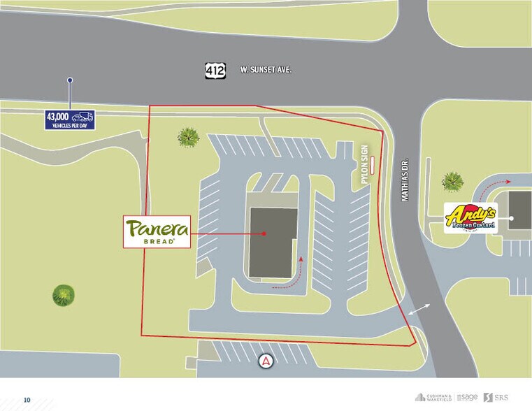 More Photos Of 5559 W Sunset Ave, Springdale Restaurant For Sale