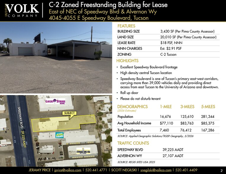 More Photos Of 4045 E Speedway Blvd, Tucson Freestanding For Lease