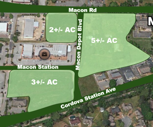 More Photos Of Macon Rd @ Country Village Dr., Cordova Land For Sale