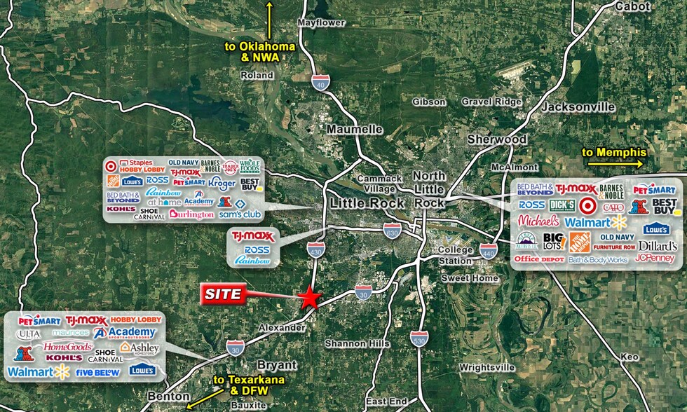 More Photos Of 11901 Baseline Rd, Little Rock Land For Sale