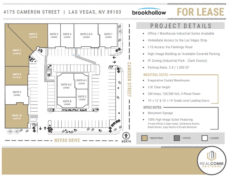 More Photos Of 4175 Cameron St, Las Vegas Light Manufacturing For Lease