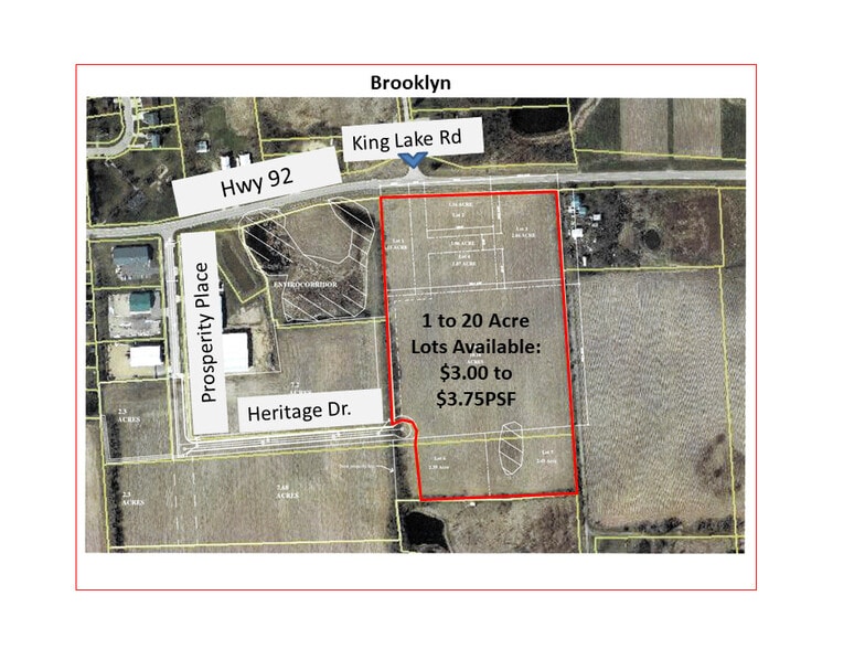 Primary Photo Of HWY 92 & PROSPERITY PLACE, Brooklyn Land For Sale