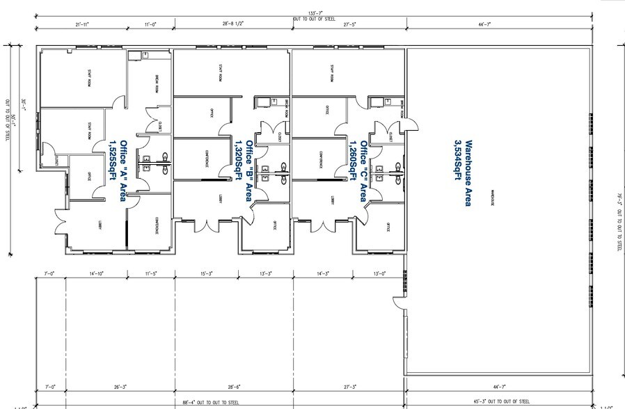 More Photos Of 7515 Oak Bluff Dr, Magnolia Office For Lease