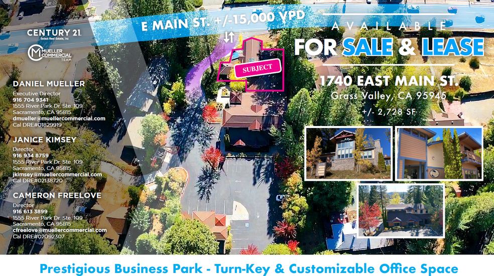 Primary Photo Of 1740 E Main St, Grass Valley Office For Sale