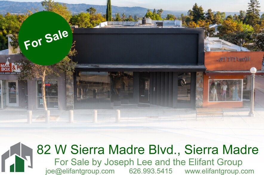 Primary Photo Of 82 W Sierra Madre Blvd, Sierra Madre Storefront Retail Office For Sale