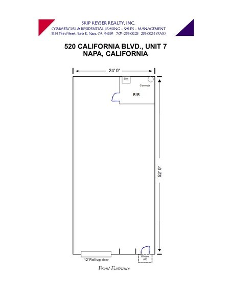 More Photos Of 520 California Blvd, Napa Warehouse For Lease