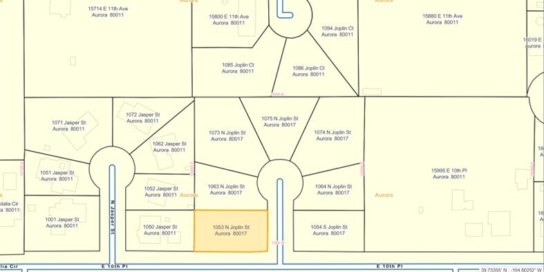 More Photos Of 1053 Joplin St, Aurora Land For Sale