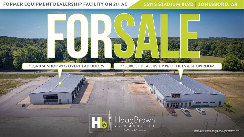 Primary Photo Of 5511 Stadium Blvd, Jonesboro Showroom For Sale