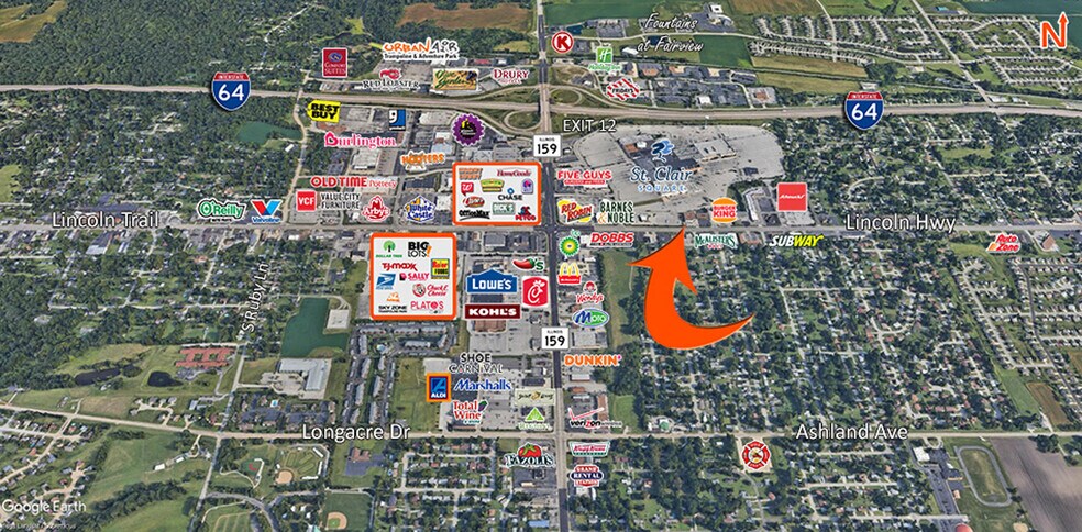 More Photos Of 317 Lincoln Hwy, Fairview Heights Auto Repair For Lease