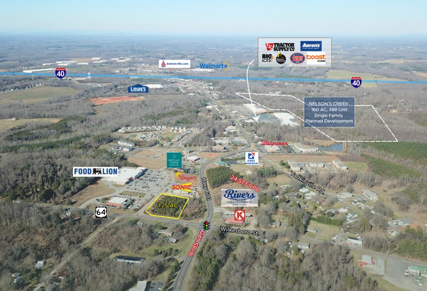 More Photos Of Hwy 601 / Hwy 64, Mocksville Land For Sale