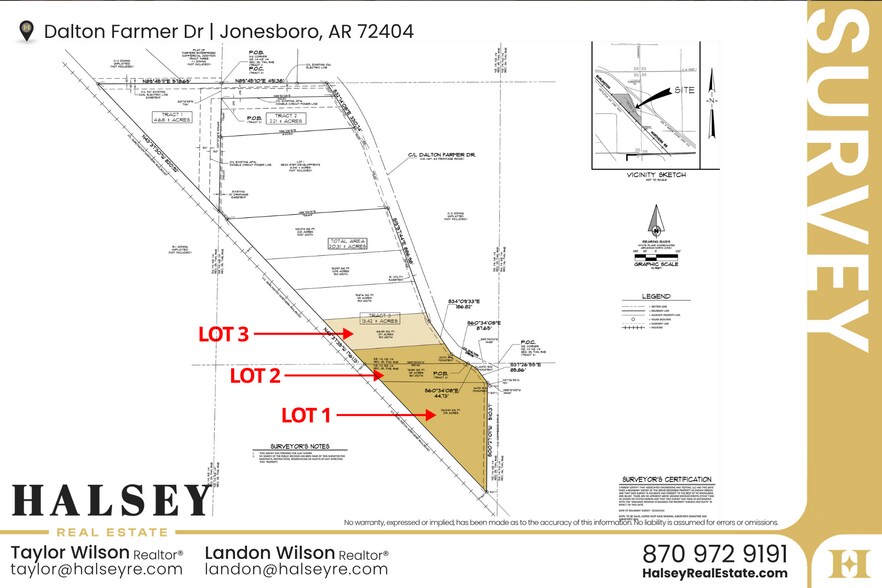 More Photos Of Dalton Farmer Dr, Jonesboro Land For Sale