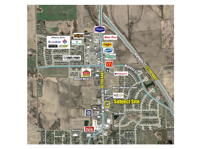 More Photos Of 825-833 N Wisconsin St, Elkhorn General Retail For Lease