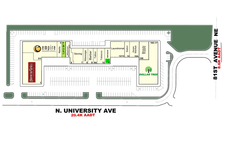 More Photos Of 8151-8255 NE University Ave, Minneapolis Unknown For Lease