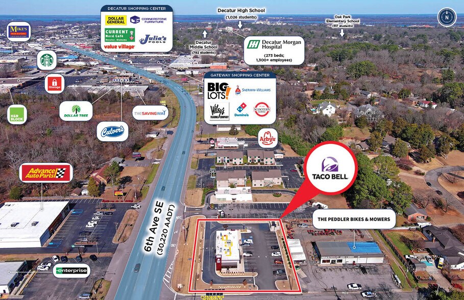 More Photos Of 2142 6th Ave SE, Decatur Fast Food For Sale