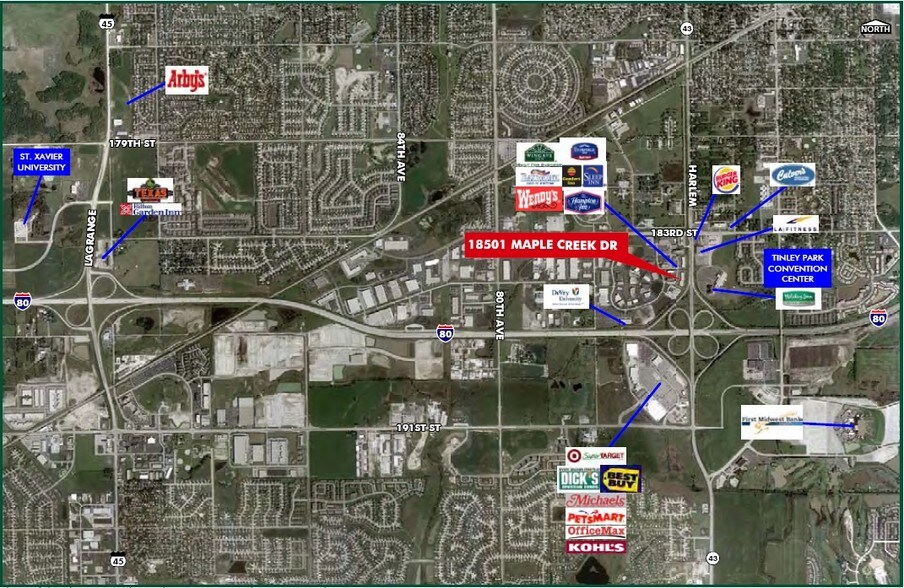 More Photos Of 18501 Maple Creek Dr, Tinley Park Office For Lease