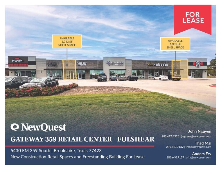 More Photos Of 5430 FM 359 Rd, Fulshear Storefront For Lease